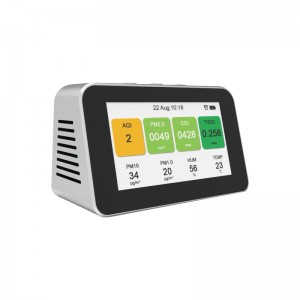 Dienmern 2019 Rilevatore portatile di qualità dell'aria Rilevatore di aria interna PM2.5 per CO2 PM1.0 PM10 monitor di qualità dell'aria intelligente HCHO