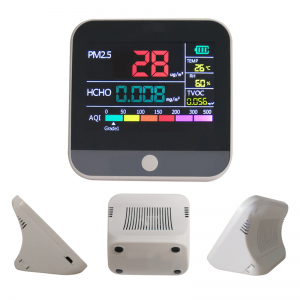 Rilevatore di qualità dell'aria intelligente Rilevatore di gas PM2.5 con sensore laser Rilevatore di aria ad alta sensibilità
